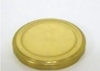 Befőttes üveg tető arany színben 